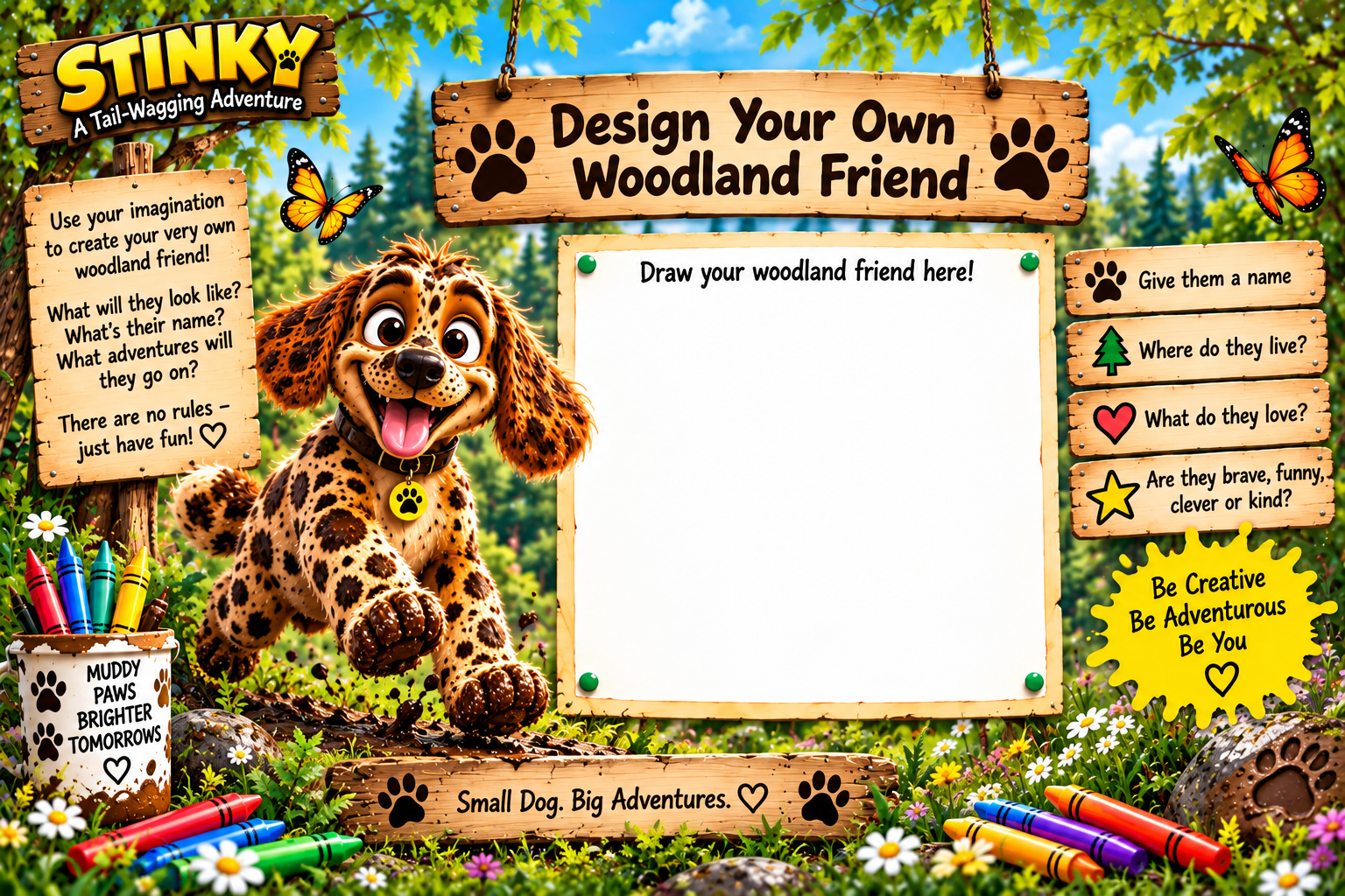 Design your own woodland friend