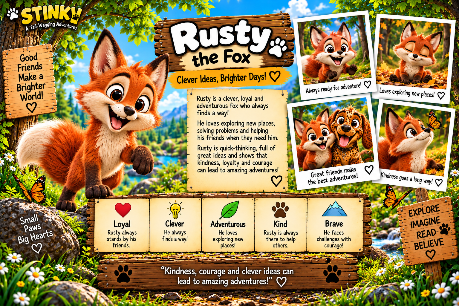 Meet Rusty the Fox
